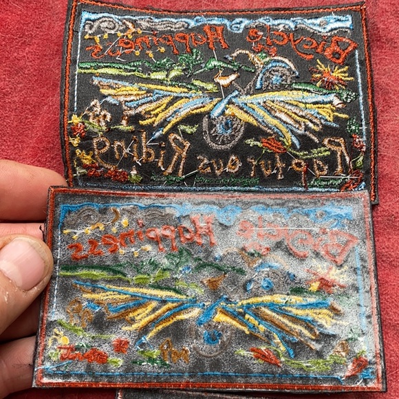 Bicycle Happiness patch artwork-sew on or iron on patch supports bike education - Picture 6 of 6